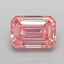 2.05 Ct. Fancy Vivid  Pink Emerald Lab Grown Diamond