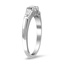 The Linell Ring, smalltop view on a hand