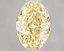 1.10 Ct. Fancy Vivid Yellow Oval Lab Grown Diamond