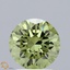 2.00 Ct. Fancy Vivid  Green Round Lab Grown Diamond
