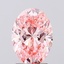 2.03 Ct. Fancy Vivid Pink Oval Lab Grown Diamond
