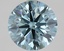 2.61 Ct. Fancy Vivid Blue Round Lab Grown Diamond
