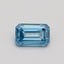 0.78 Ct. Fancy Vivid Blue Emerald Lab Grown Diamond