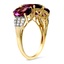 The Addilyn Ring, smalltop view on a hand