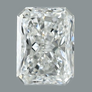 Radiant diamond — real photo