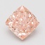 1.54 Ct. Fancy Vivid Pink Cushion Lab Grown Diamond
