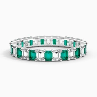 Eternity Lab Emerald and Diamond Ring