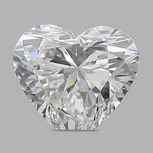Heart diamond — real photo