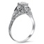 The Faunus Ring, smalltop view on a hand
