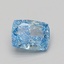 2.08 Ct. Fancy Vivid Blue Cushion Lab Grown Diamond