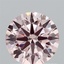 0.91 Ct. Fancy Intense Pink Round Lab Grown Diamond