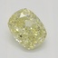 0.78 Ct. Fancy Yellow Cushion Diamond