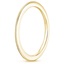 18K Yellow Gold Aimee Milgrain Wedding Ring, smallside view