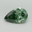 2.05 Ct. Fancy Vivid Pacific Green Pear Lab Grown Diamond