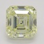 1.50 Ct. Fancy Light Yellow Asscher Diamond