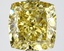 2.53 Ct. Fancy Brownish Yellow Cushion Lab Grown Diamond