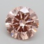 2.70 Ct. Fancy Intense Pink Round Lab Grown Diamond