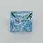 1.00 Ct. Fancy Vivid Blue Princess Lab Grown Diamond