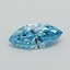 0.31 Ct. Fancy Vivid Blue Marquise Lab Grown Diamond