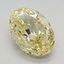 3.07 Ct. Fancy Intense Yellow Oval Lab Grown Diamond