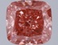 1.57 Ct. Fancy Vivid  Pink Cushion Lab Grown Diamond