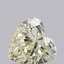 0.59 Ct. Fancy Light  Yellow Heart Lab Grown Diamond