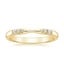 18K Yellow Gold Lark Diamond Ring, smalltop view