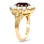 The Esquivel Ring, smalltop view on a hand