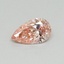 0.30 Ct. Fancy Vivid Pink Pear Lab Grown Diamond