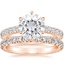 14KR Moissanite Luxe Sienna Diamond Bridal Set (1 1/8 ct. tw.), smalltop view