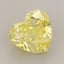 1.80 Ct. Fancy Vivid Yellow Heart Lab Grown Diamond