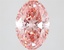 2.86 Ct. Fancy Vivid  Pink Oval Lab Grown Diamond