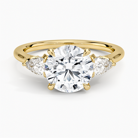 Petal Pear Three Stone Diamond Ring (1/2 ct. tw.)