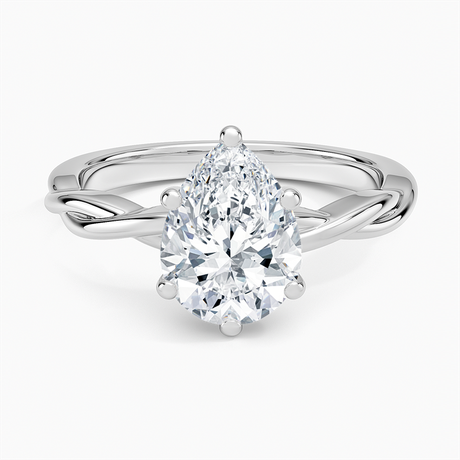 Twisted Vine Engagement Ring - Solitaire