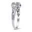 The Sweetwater Ring, smalltop view on a hand
