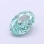 1.02 Ct. Fancy Vivid Green Oval Lab Grown Diamond