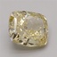 2.17 Ct. Fancy Intense Yellow Cushion Lab Grown Diamond