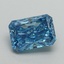 3.15 Ct. Fancy Vivid Blue Radiant Lab Grown Diamond
