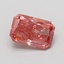 1.06 Ct. Fancy Vivid Pink Radiant Lab Grown Diamond