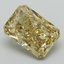 4.42 Ct. Fancy Vivid Greyish Yellow Radiant Lab Grown Diamond