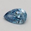 0.52 Ct. Fancy Vivid Blue Pear Lab Grown Diamond