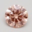 2.12 Ct. Fancy Intense Pink Round Lab Grown Diamond