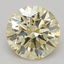 0.76 Ct. Fancy Yellow Round Lab Grown Diamond