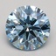 1.55 Ct. Fancy Intense Blue Round Lab Grown Diamond
