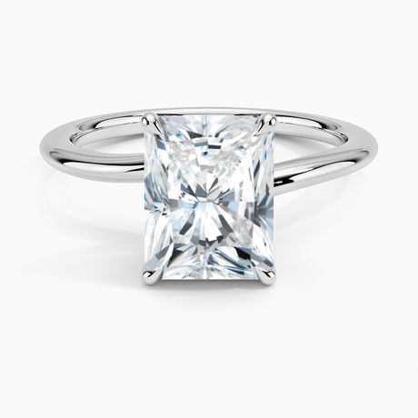 18K White Gold Monsella Solitaire Ring