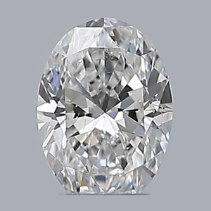 Oval diamond — real photo