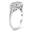 The Edris Ring, smalltop view on a hand