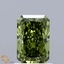 1.07 Ct. Fancy Vivid Green Radiant Lab Grown Diamond