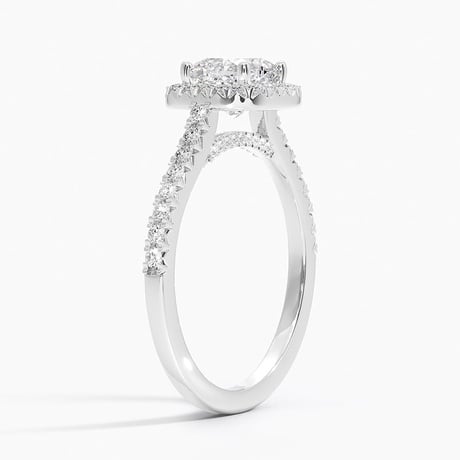 Adorned Odessa Halo Diamond Ring - Brilliant Earth