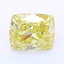 1.51 Ct. Fancy Intense Yellow Cushion Lab Grown Diamond